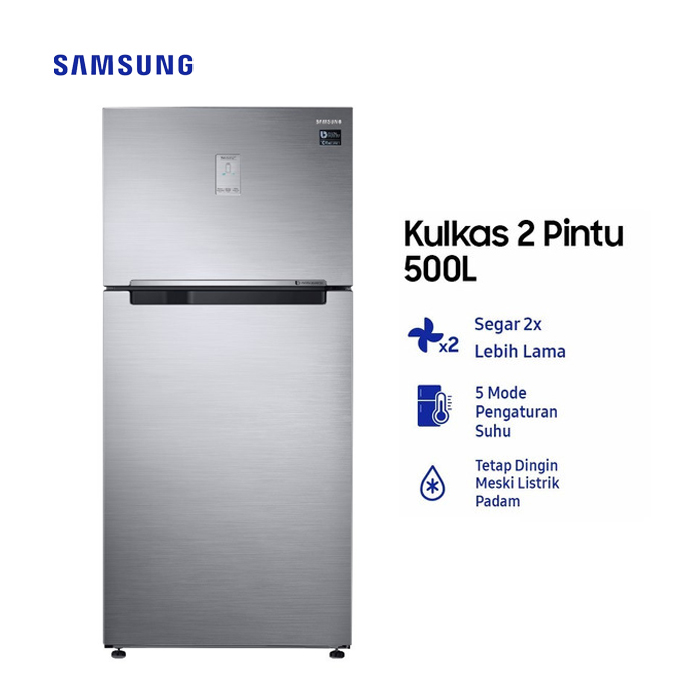 Samsung Kulkas Two Doors 505 L - RT50K6241S8 Silver
